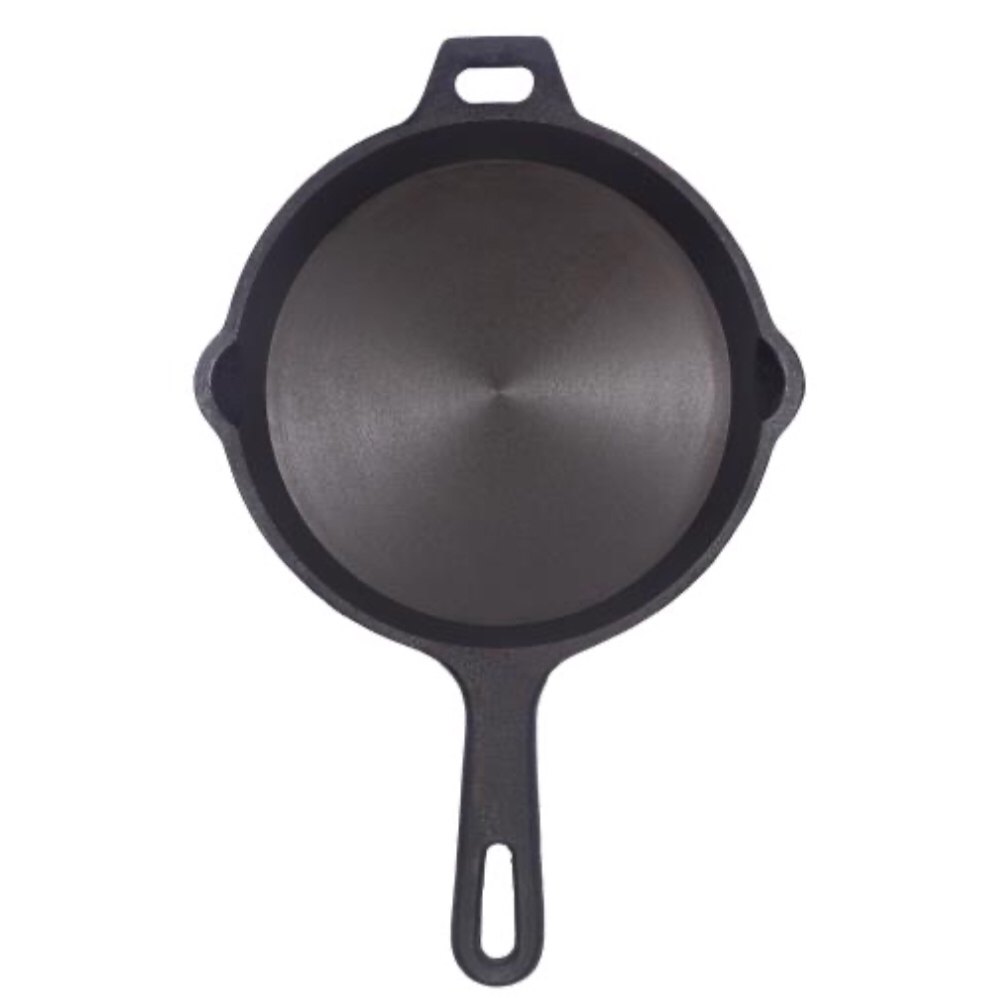 Seasoned cast iron cookware